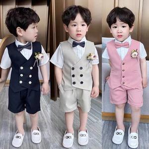 셀_아동정장 수트 양복 화동 남아 드레스세트 여름아기보이MC 룩