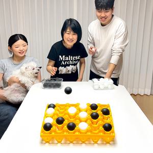 계란판 놀이 탁구공 빙고 게임 명절 추석 설날 단체 실내 레크레이션 회사 워크샵 가족 야유회