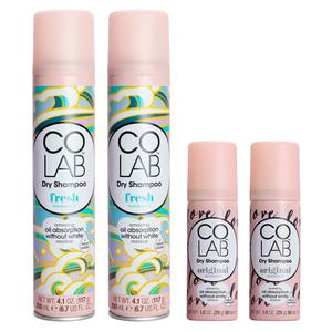 코랩 드라이샴푸 프레쉬 200mlx2+50mlx2개