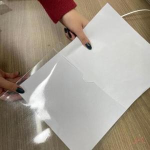 A4 경질봉투 세로형 투명 포켓봉투 비닐파일 걸이형