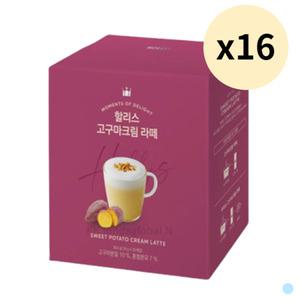 할리스 고구마 크림 라떼 스틱 음료 간식 20p X 18