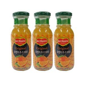 델몬트 오리지널 오렌지100 180ml x 12병 무가당