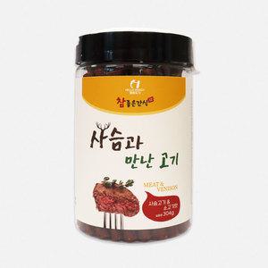 헬로도기 강아지사슴고기 대용량강아지간식 소고기맛 304g