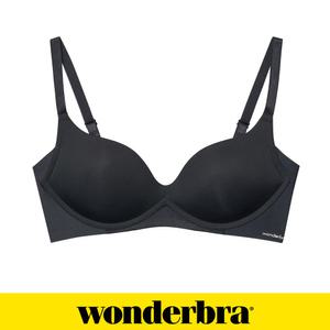 [Wonderbra] 일체형 볼륨 몰드 노와이어 브라 블랙 WBWBR3O04D