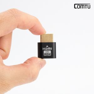 컴튜 HDMI 더미플러그 가상 모니터 디스플레이 4K 60Hz