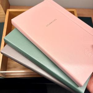 2025년 스타벅스 다이어리 플래너 핑크 그린 브라운