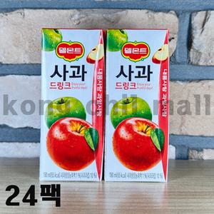 델몬트 드링크 사과 190ml 24팩