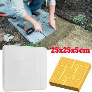 정원 포장 몰드 재사용 가능한 포장 시멘트 벽돌 금형 DIY 수동 수제 실용적인 휴대용 다기능 가정 안뜰용