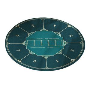 포커 카드게임 매트 게임 원형테이블 텍사스홀덤 카트 테이블 포커테이블 1 BFL0392 바카라 딥그린 라운드60X6 규격외