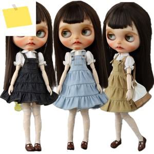 블라이스 인형 원피스 코듀로이 티어드 스커트, Ob24 Azone 의류, 케이크