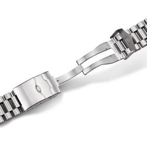 태그 호이어 F1 시계 스트랩 플랫 엔드 버튼 배포 남성용 팔찌 20mm 스테인레스 스틸