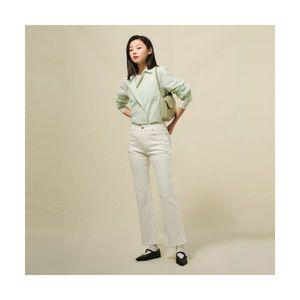 빈폴 BEANPOLE LADIES Essential 부츠컷 데님 바지 화이트 BF5321E011 300088