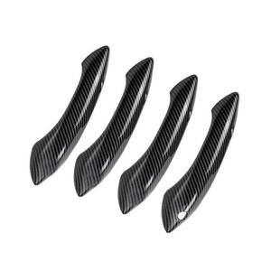 자동차 손잡이 ABS 카본 외부 도어 핸들 보호대 커버 트림 BMW 5 6 7 시리즈 F07 F10 F11 F06 F12 F13 F01