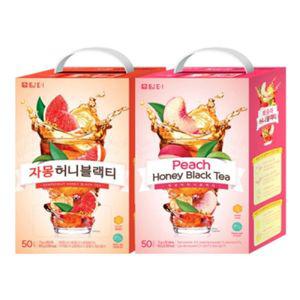 담터 허니블랙티 자몽복숭아 50T분말 과일아이스 맛아이스 가루아이스 아이스 블랙