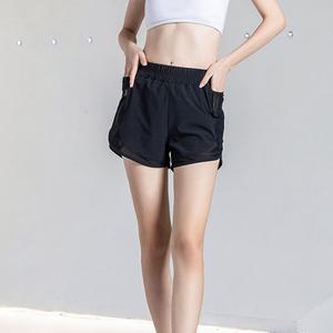 망사포켓 여성용 트레이닝 숏 팬츠 반바지 헬스 홈트 러닝 요가복