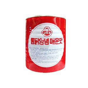 오뚜기 통닭양념 매운맛 3.6Kg X 6개 치킨소스업소용치킨 액상 요리용 조리용 치킨 닭강정 용닭강정