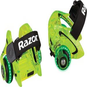 Razor 레이저 제츠 DLX 힐휠 LED 라이트업 발꿈치휠 네온 힐리스