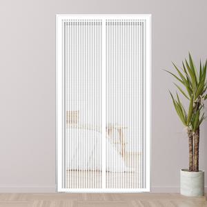 자석 방충네트 문모기장 100x210cm 현관 방문 문발 도어 망 중문 붙이는 탈부착