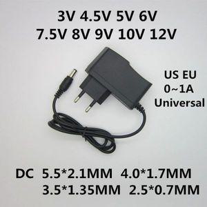 직류전원장치 전원 어댑터 컨버터 스위치 장치 LED 조명 스트립용 AC 100-240V DC 3V 45V 5V 6V 75V 8V 9V
