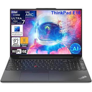 Lenovo 씽크패드 E16 G2 16인치 FHD+ AI 비즈니스 노트북 컴퓨터 인텔 16코어 울트라 7 155H (비트 i7-1370