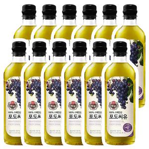 CJ 백설 포도씨유 900ml x 12개
