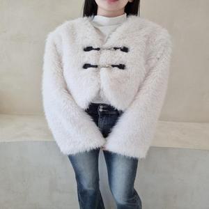 볼레로 퍼 자켓  여성자켓 여성재킷 겨울재킷 동대문