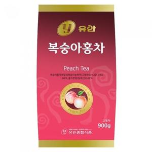 유안복숭아홍차베이스자판기용900gx12봉