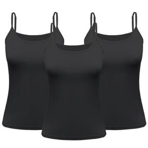 앤어바웃 여성 베이직 40수 코튼 민소매 끈나시 3P SET