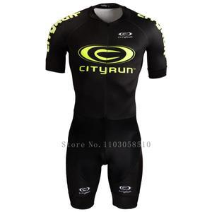 사이클 의류 Cityrun 인 스피드 스케이팅 레이싱 세트 타이즈 팀 트라이애슬론