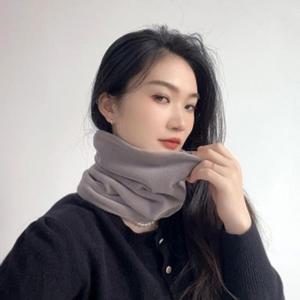 [RGN885P5]히트온플리스넥워머겨울방한목토시애쉬그레이
