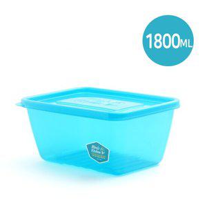 [미라네주방] 냉장고정리 밀폐용기 반찬통 미라클통 1800ml
