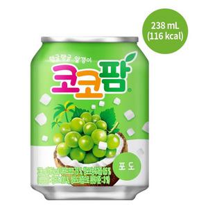 해태음료 썬키스트 코코팜 포도 238ml x 24캔 k