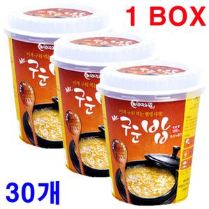 미스터 구운밥 컵 40g 30개 국산 누룽지 컵밥 일회용