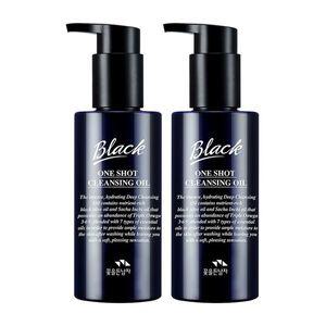 [꽃을든남자] 블랙 원샷 클렌징 오일 150ml x 2개[33261309]