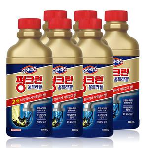 유한락스 펑크린 울트라겔 500ml x 6개