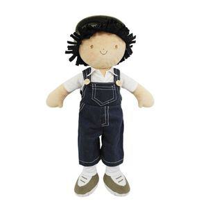 사람인형 봉제 애착인형 멜빵바지 소년 40cm 인형놀이 옷입히기