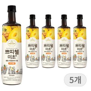 쁘띠첼 미초 파인애플 900ml x 5개