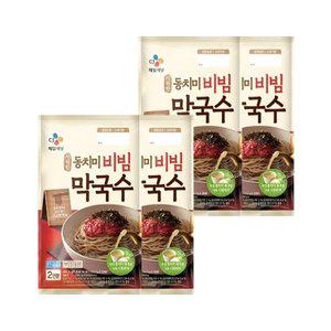 [기타]CJ 시원한 동치미 비빔 막국수 484.4g x4개