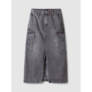 [후아유](의정부점)Long Denim Cargo Skirt WHWJE2359F