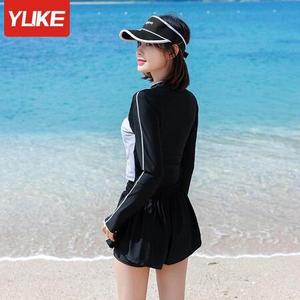 야무치 여자데일리룩 비치웨어 여름 분리형 자외선차단 투피스 스포츠 보수 KUK4