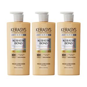 케라시스 케라틴본드 리페어 트리트먼트, 600ml, 3개