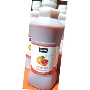 빨간색 자몽에이드 베이스 수다 1.5l x6？식자재 업소용 식재료 식당용 대용량 단체 급식용