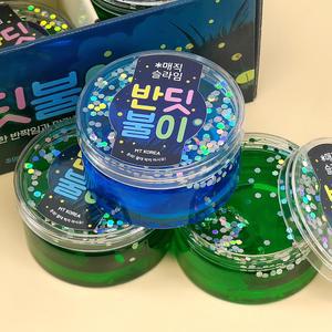 매직 슬라임 반딧불이 3500 1박스 12개 / 파츠말랑슬라임 쫀득슬라임 액체괴물만들기 파츠슬라임 반짝이슬라임
