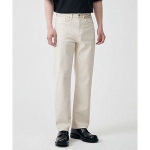 무신사스탠다드 MUSINSA STANDARD [쿨탠다드] 스트레이트 데님 팬츠 [크림] MMCNP501-CR 1696173