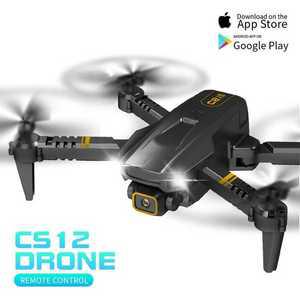무선 헬기 CS22 RC 드론 HD 4k 카메라 미니 2.5CH FPV 쿼드콥터 원 키 리턴 Dron LED 라이트 전자 자동