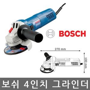 보쉬/GWS 750-100/앵글 그라인더/연삭기/전동 핸드 그라인더/글라인더/4인치/100mm