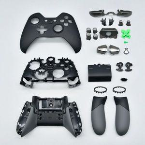 Xbox One Elite 시리즈 1 컨트롤러 교체 쉘 상단 하단 케이스 레일 패널 LT RT LB RB 버튼 액세서리 수리