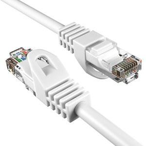 케이블 다이렉트 온라인 Cat5e 50FT 네트워크 이더넷 패치 케이블, 350Mhz 인터넷 와이어, PC, 노트북, 모뎀, 라우터, TV, 프린터 코드, 가정 및 사무실용 콘솔, 흰색