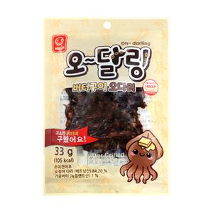 한진 오달링 버터구이 오다리 오징어 33g