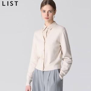 [리스트][리스트(LIST)] 부드러운소재 베이직 브이넥 니트 가디건 (택가격 1380